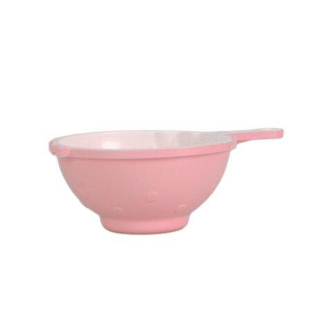 COLADOR DOBLE PLASTICO ROSA 2,2LTS