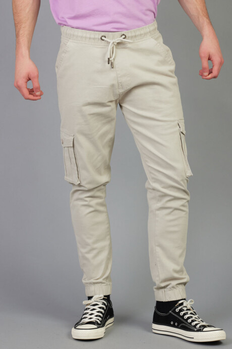 PANTALON CARGO DIATRIX DIXIE Gris Claro