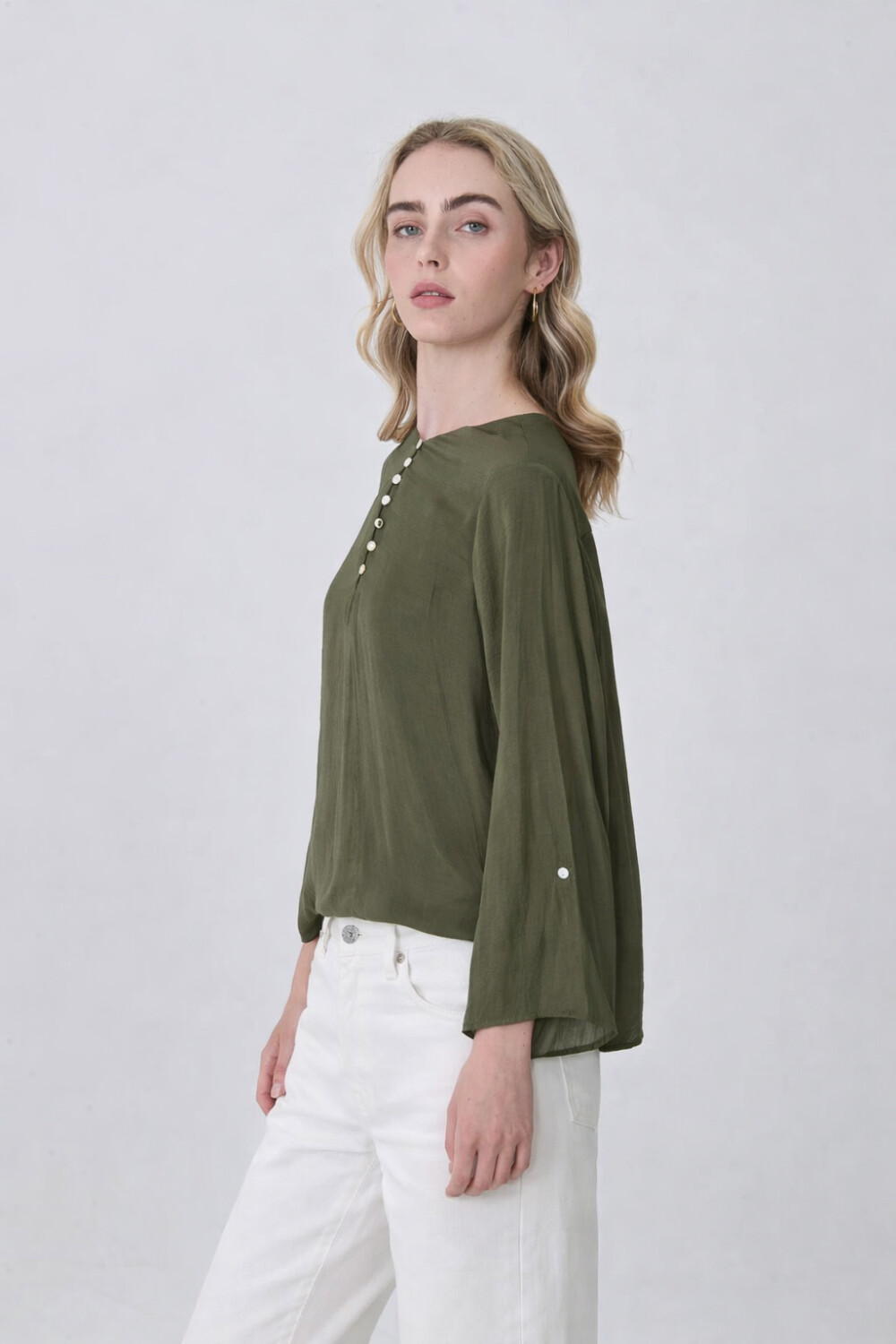Blusa Zoyan Verde Oliva