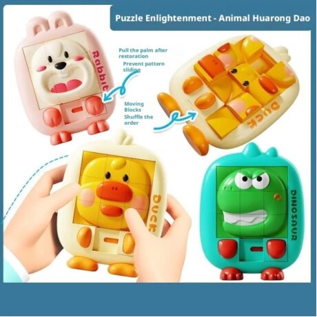 Juego de Mesa Puzzle 3D Animales Deslizante 001