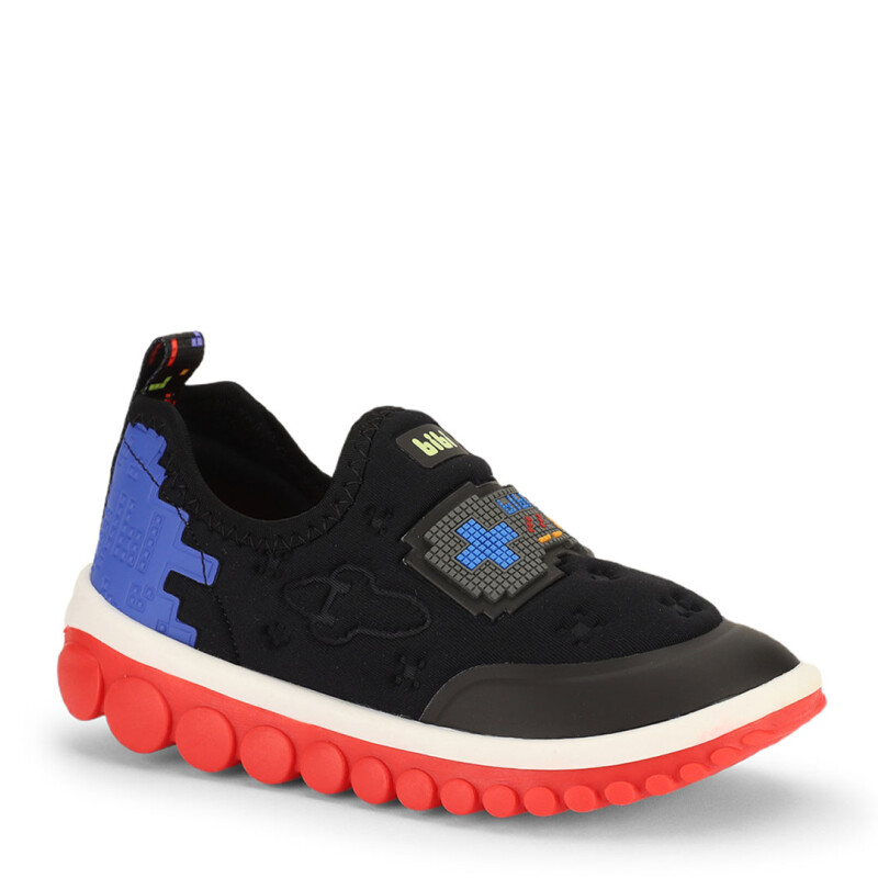 Championes de Niño Bibi Roller 2.0 Negro - Rojo