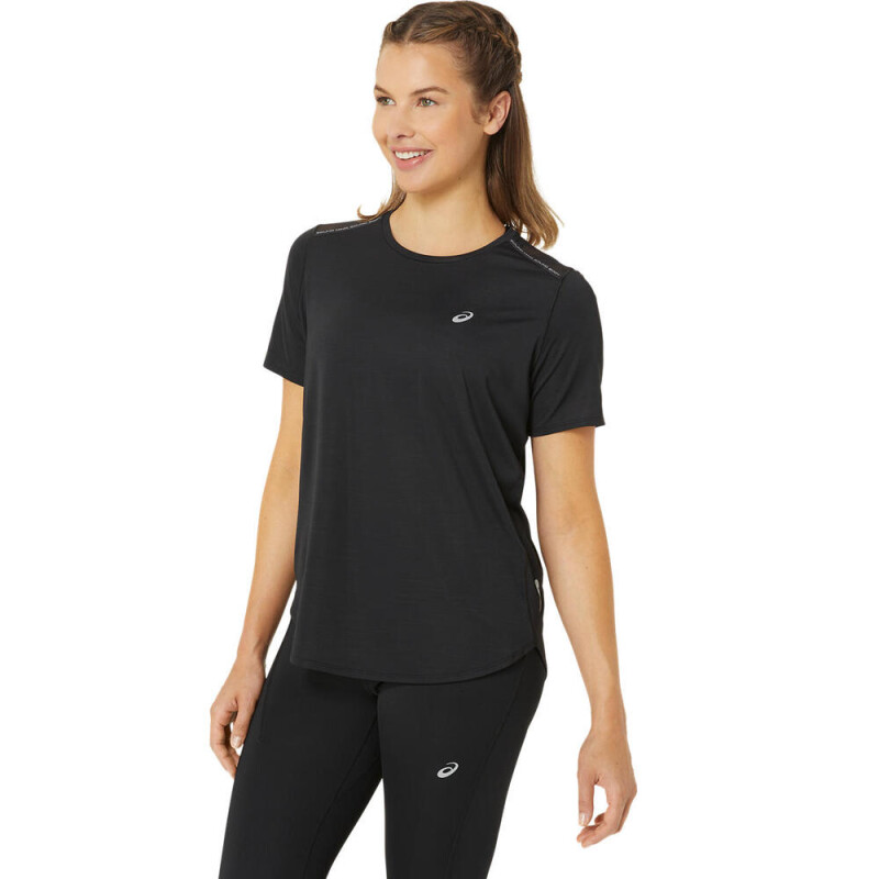 Top Running Road SS Top Mujer Performance Black