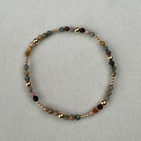 Pulsera ALINA, Goldfilled y piedras naturales Pulsera ALINA, Goldfilled y piedras naturales