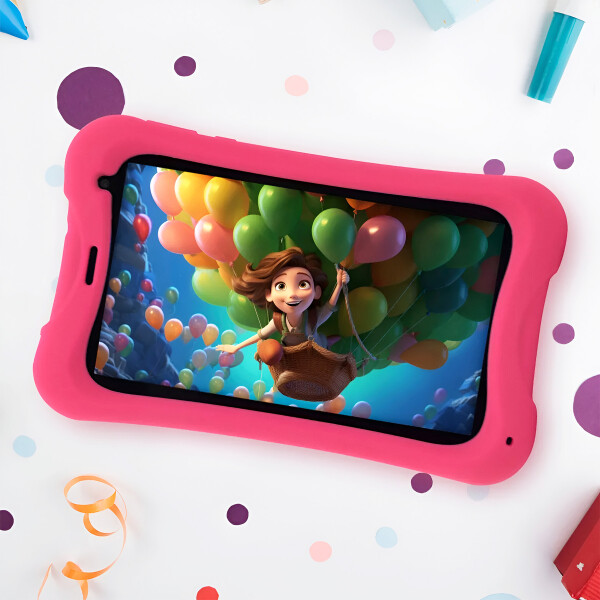 Tablet Infantil Niños Goldtech 7″ 3GB 32GB C/ Protector Kids Color Rosa