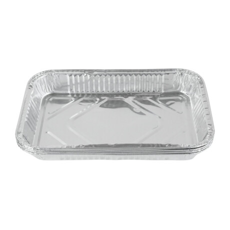 4 bandejas de aluminio rectangulares 4 bandejas de aluminio rectangulares