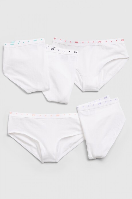 Bombachas Pack X5 Niña White000