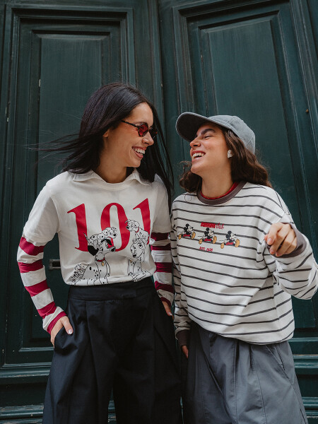 REMERA 101 DALMATAS OFF WHITE