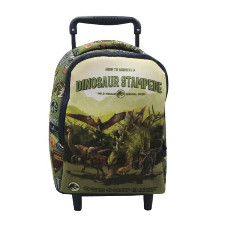 Mochila Infantil Jurassic Wold con Carro Neopreno Chica 27 x 21 cm