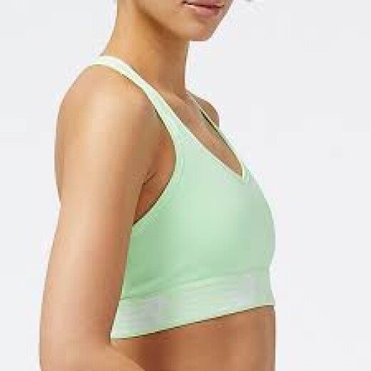 Top New Balance Training Dama NB Pace Bra 3.0 Green S/C