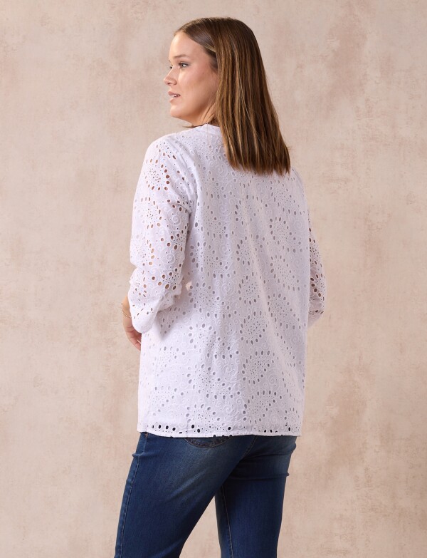 Blusa Broderie BLANCO