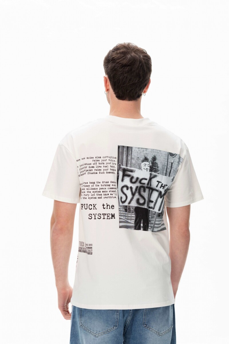 Remera System Blanco