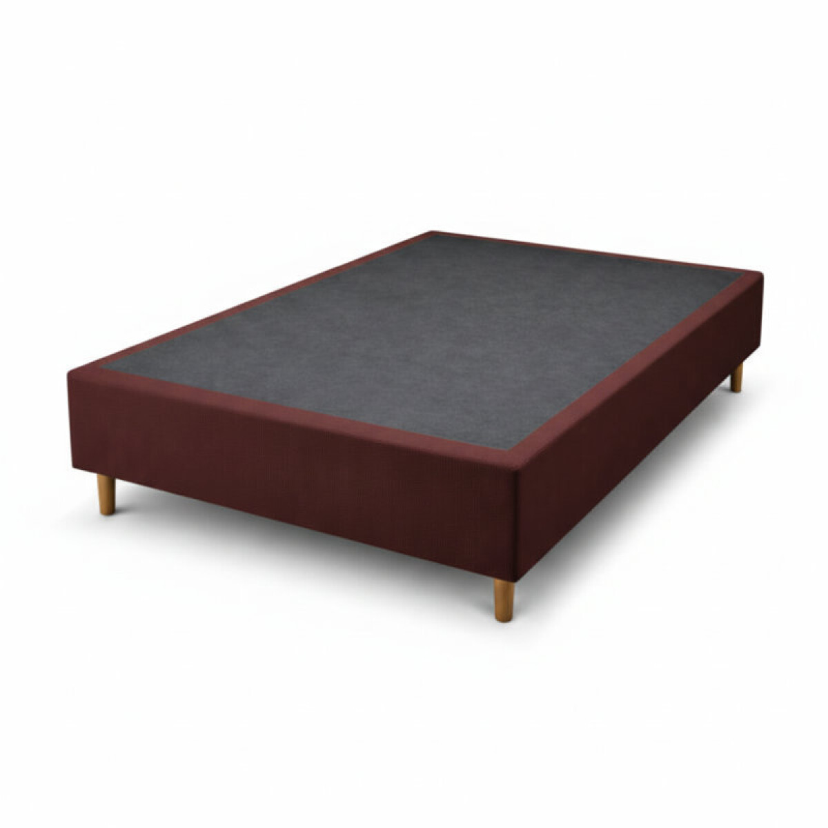 [OUTLET] Base Box Marrón 1 Plaza y Media 110 x 188 x 35 – Base para Cama sin Colchón - Madera de Eucalipto 