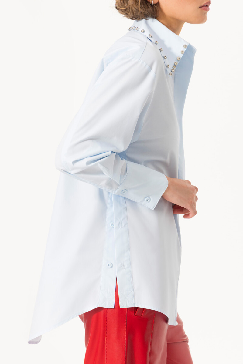 CAMISA BRIGHT Celeste