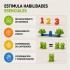 Juego Educativo Balanza de Ranas con Números y Cartas Verde 1