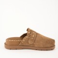 Imagen de Zueco Gamuza Con Tachas - Camel