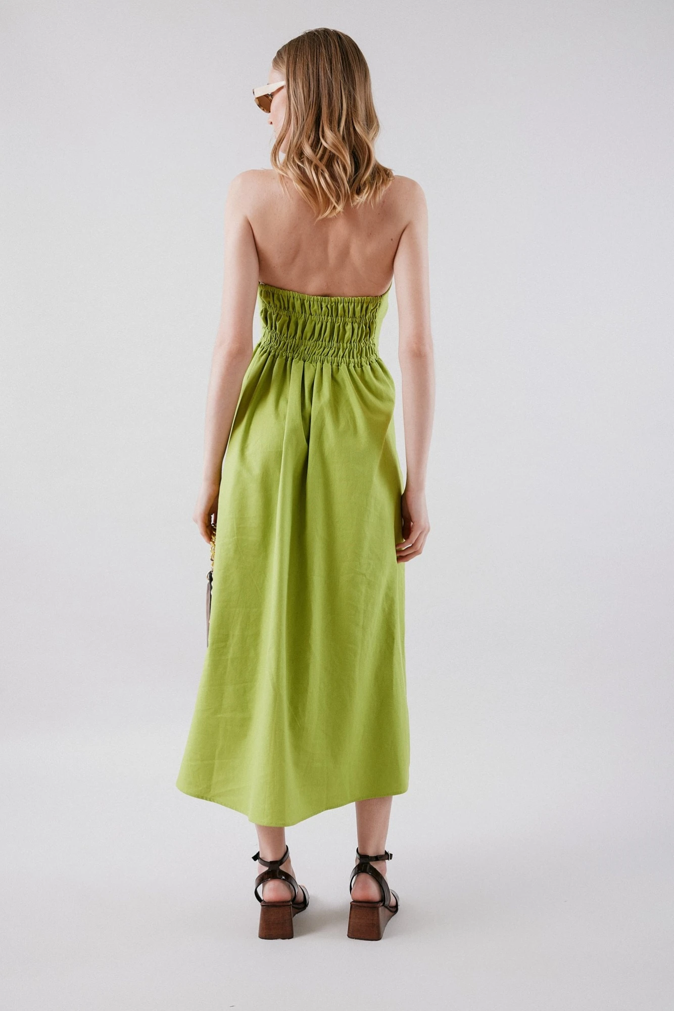 Vestido Gring verde s/m