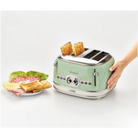 TOSTADORA ARIETE 4 PANES SLICES VERDE TOSTADORA ARIETE 4 PANES SLICES VERDE