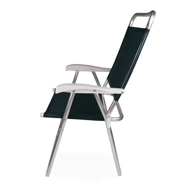 SILLA MASTER PLUS ALUMINIO NEGRA NEGRO