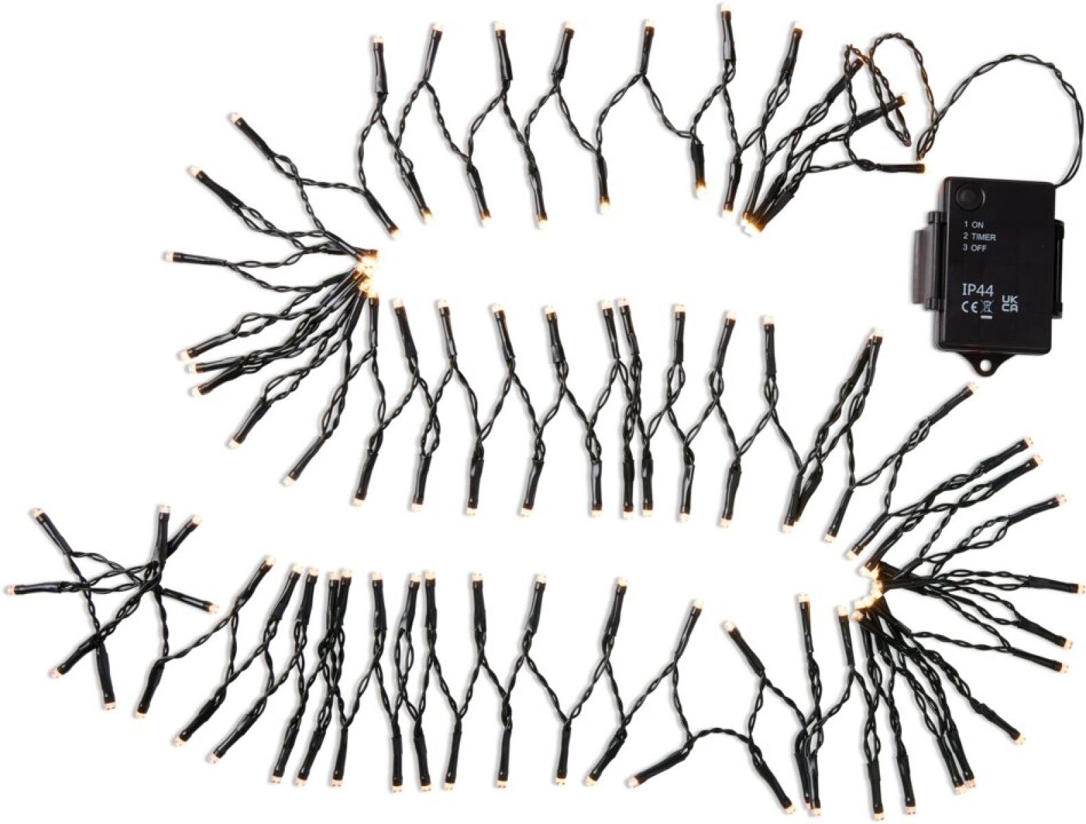 Guirnalda luces navideñas ext BAUGE L195cm 40 LEDs 