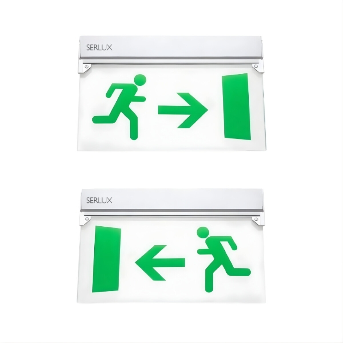 Cartel LED Emergencia Derecha o Izquierda 
