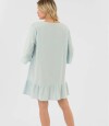 Vestido playero linen Calm blue
