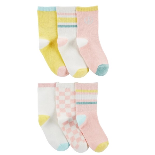 Set Medias Carters x6 Toddler Pastel Paz. Set Medias Carters x6 Toddler Pastel Paz.