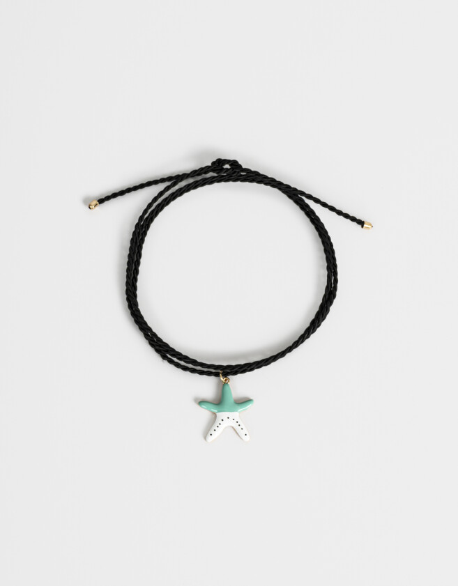 Chokers Beach Choker Trenzado Estrella - Dorado