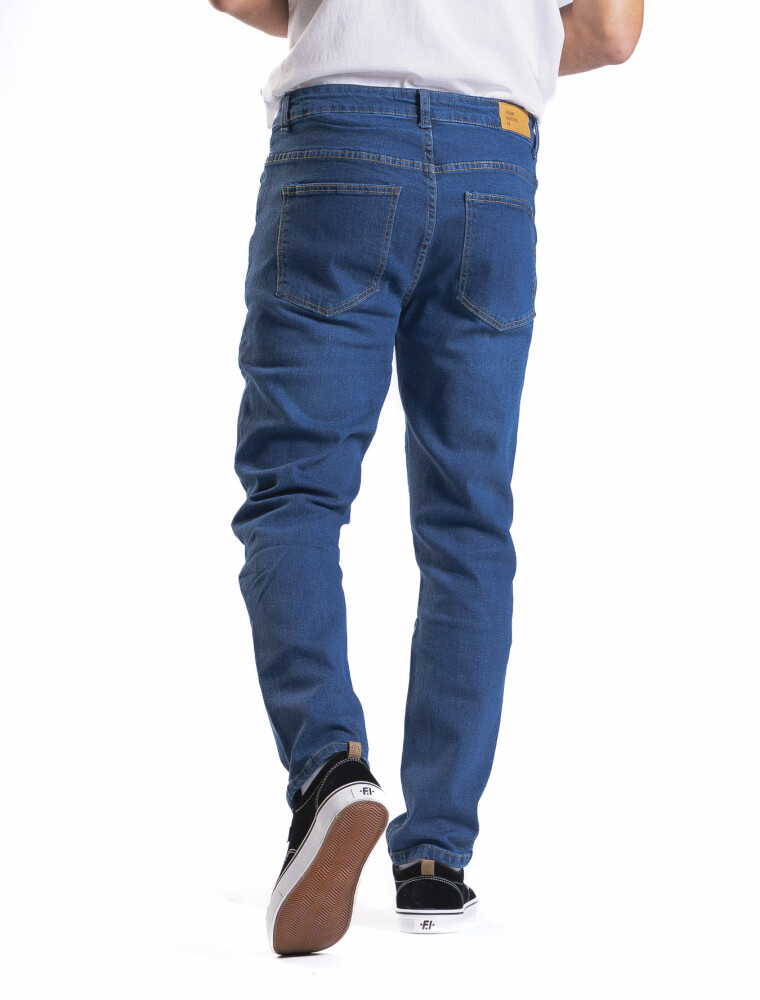 Jean Regular Fit Largo 30 Azul