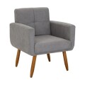 CONJUNTO 2 POLTRONAS + PUFF ORLEANS - GRIS CONJUNTO 2 POLTRONAS + PUFF ORLEANS - GRIS