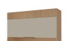 Aéreo 1 Puertas Realeza Premium 120cm Marron/Gris Aéreo 1 Puertas Realeza Premium 120cm Marron/Gris