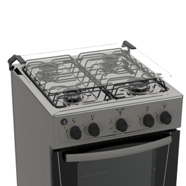 Cocina A Gas 4 Hornallas Con Horno 50 L Pk-420c COCINA SUPERGAS PUNKTAL PK-420C