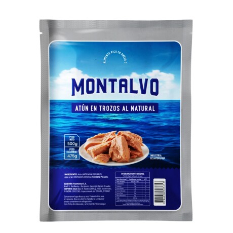Trozos de Atún al Natural Montalvo 500 Grs 001
