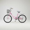 Bicicleta Rodado 20 Con Canasto Y Parrilla ROSA