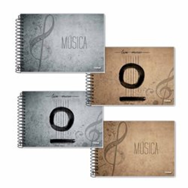 Block Música Super Tapa Dura 80 Hojas Credeal #Block Música Super Tapa Dura 80 Hojas Credeal