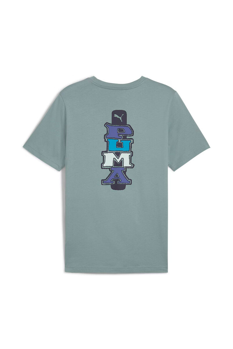 BUZO HOMBRE PUMA GRAPHICS BACK TEE Verde-seco