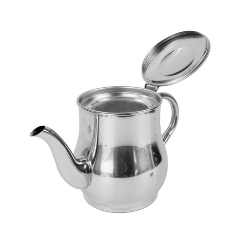 Tetera de acero inoxidable con filtro y tapa 900ml Tetera de acero inoxidable con filtro y tapa 900ml