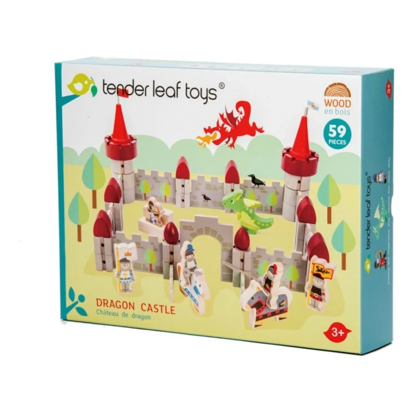 Tender Leaf Toys Castillo De Dragón Niños Juguete Madera Tender Leaf Toys Castillo De Dragón Niños Juguete Madera