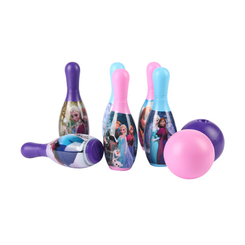 Set Bolos Frozen con 6 Pinos y 2 Pelotas U