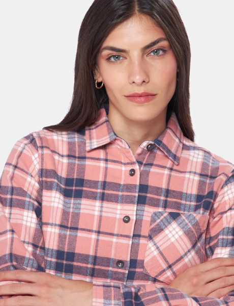 SOBRECAMISA CUADRO Rosado