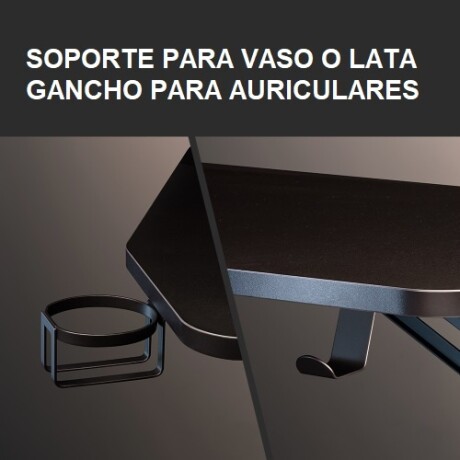 Escritorio Gamer Rgb Brateck con Espejos 001