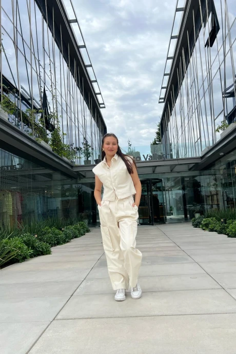 Pantalon CorIna Off White