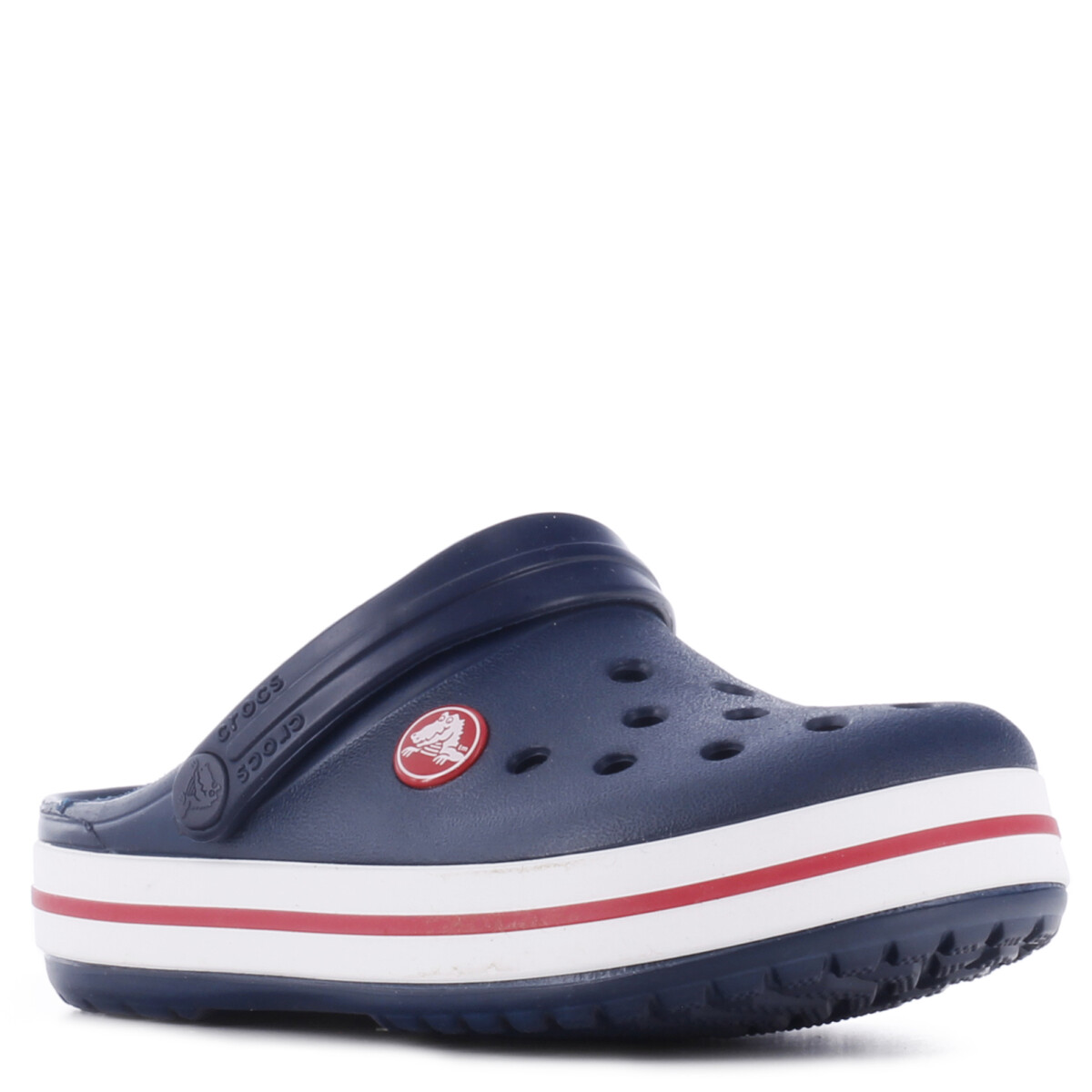 Zuecos Infantiles Crocs Crocband Clog Crocs - Azul Marino - Rojo 
