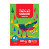 Block Cartulina Color - 180g A4