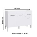 COMBO BAJO MESADA 1,20 MT 3 PUERTAS + MESADA MARMOLINA PILETA AL MEDIO COMBO BAJO MESADA 1,20 MT 3 PUERTAS + MESADA MARMOLINA PILETA AL MEDIO