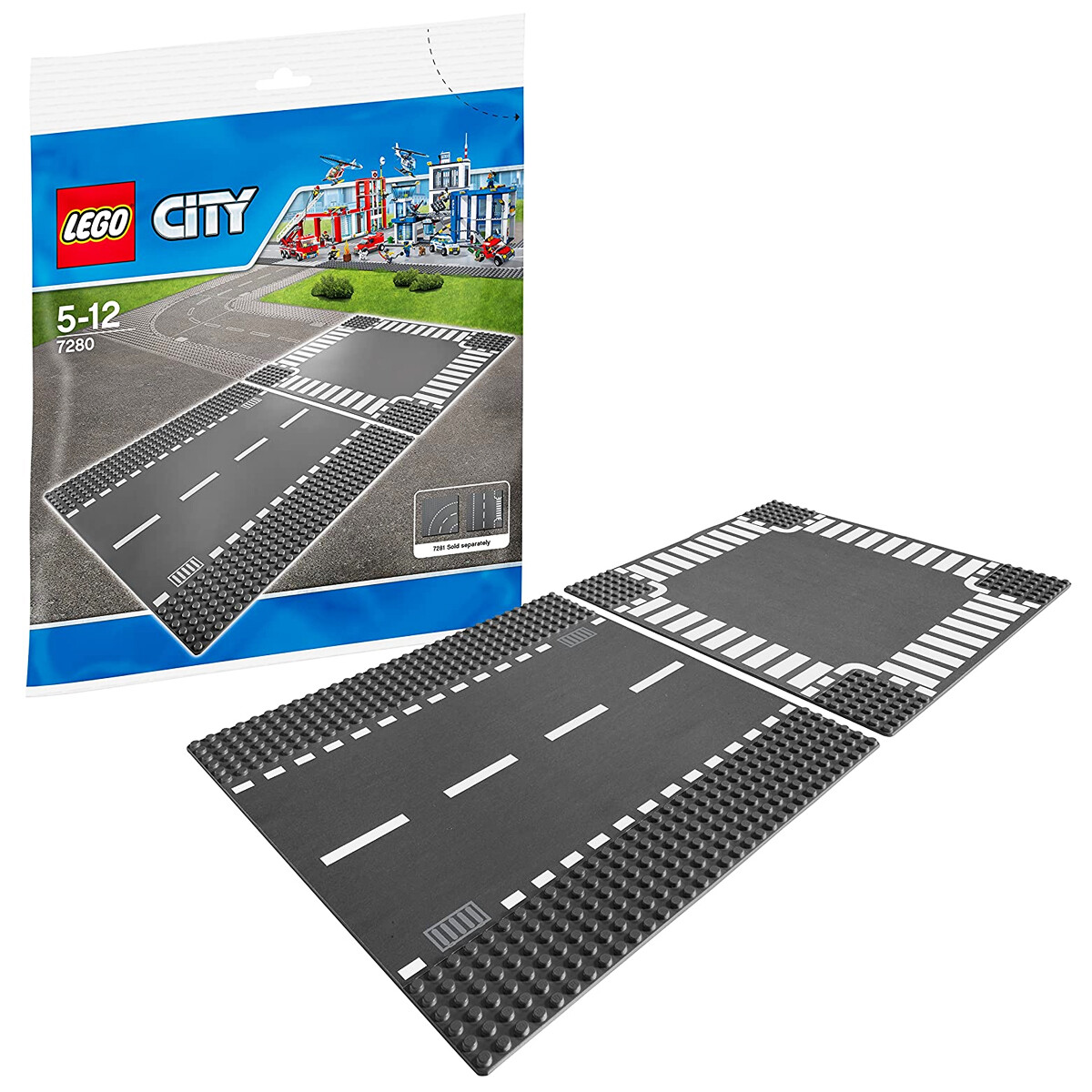 Lego City Set Base Placas Rectas Cruces Ciudad 