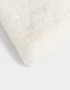 Cuellos Clasico Cuello Tejido Efecto Peluche - Blanco Crudo