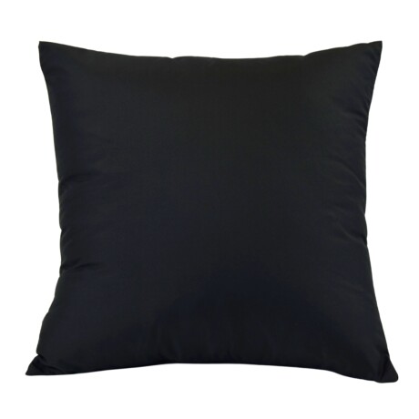Funda de almohadones lisa 43 x 43 cm NEGRO