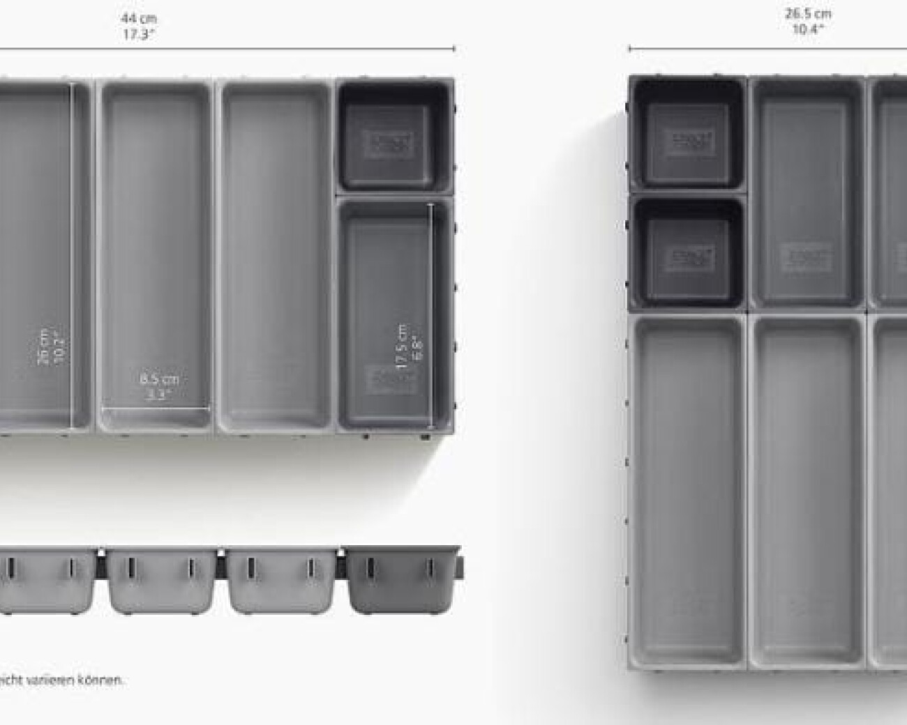 Organizador de cajón 7 piezas configurables Organizador de cajón 7 piezas configurables