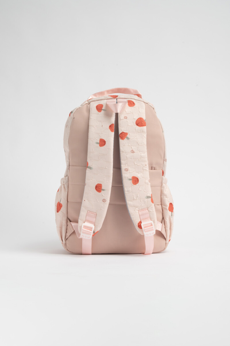 Mochila Flores Blanco