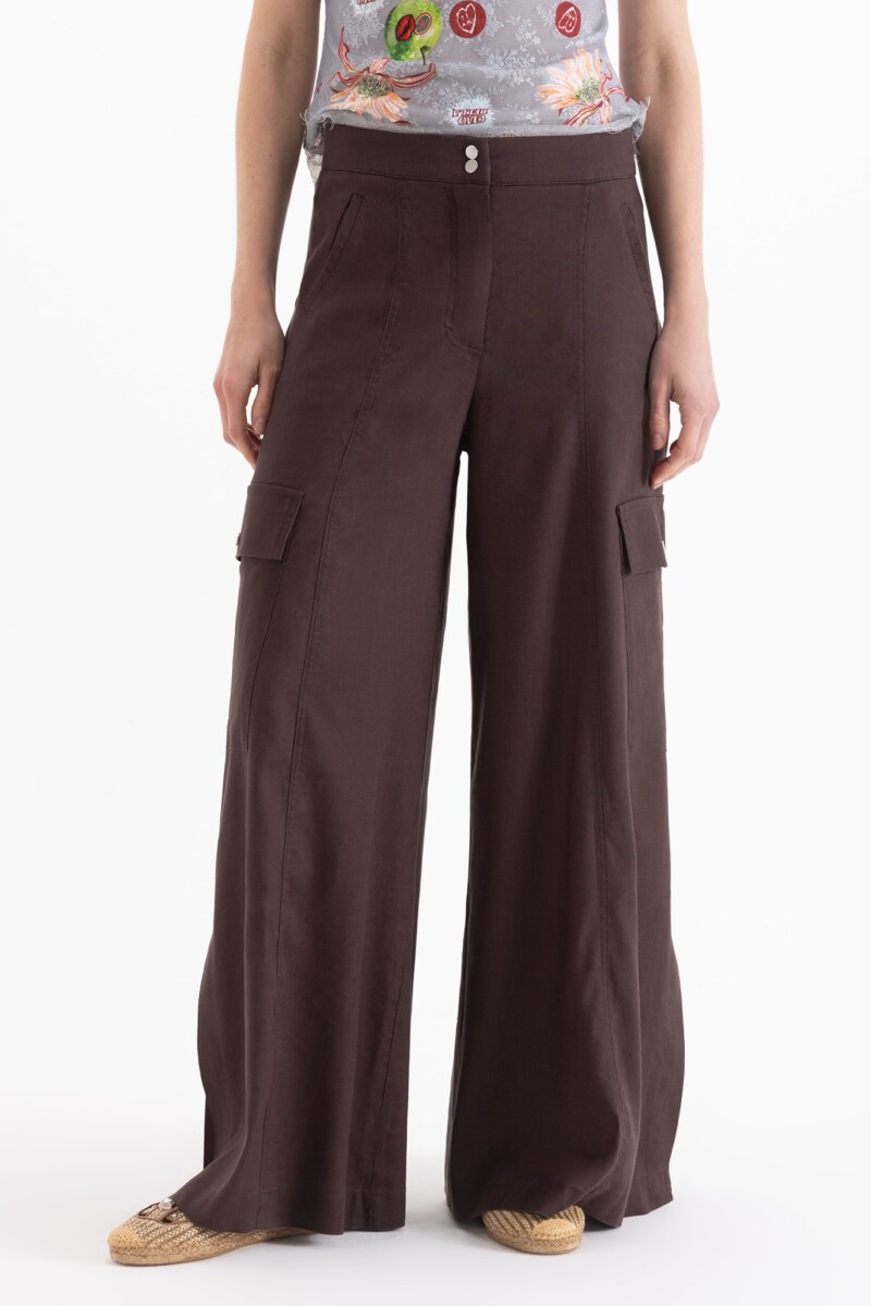 PANTALON KATE Chocolate